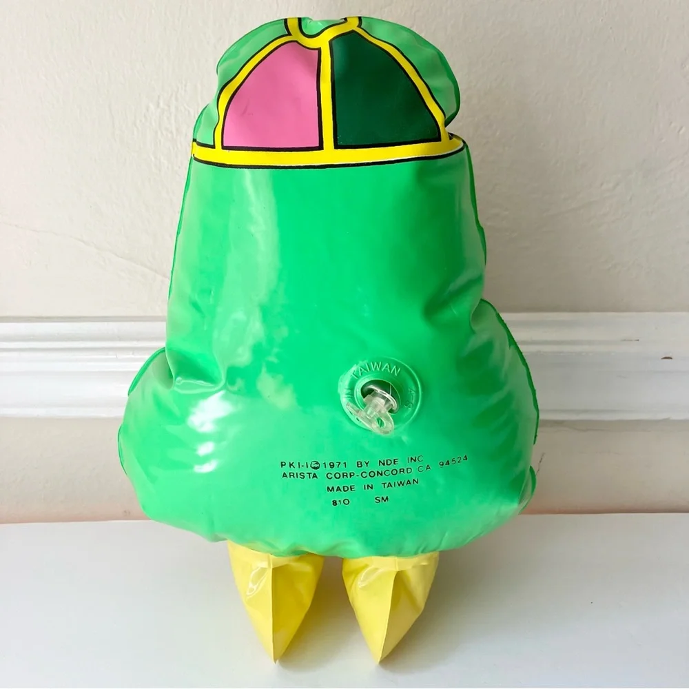 Vintage 1971 The Letter People Inflatable Alphabet 13” Mr Q